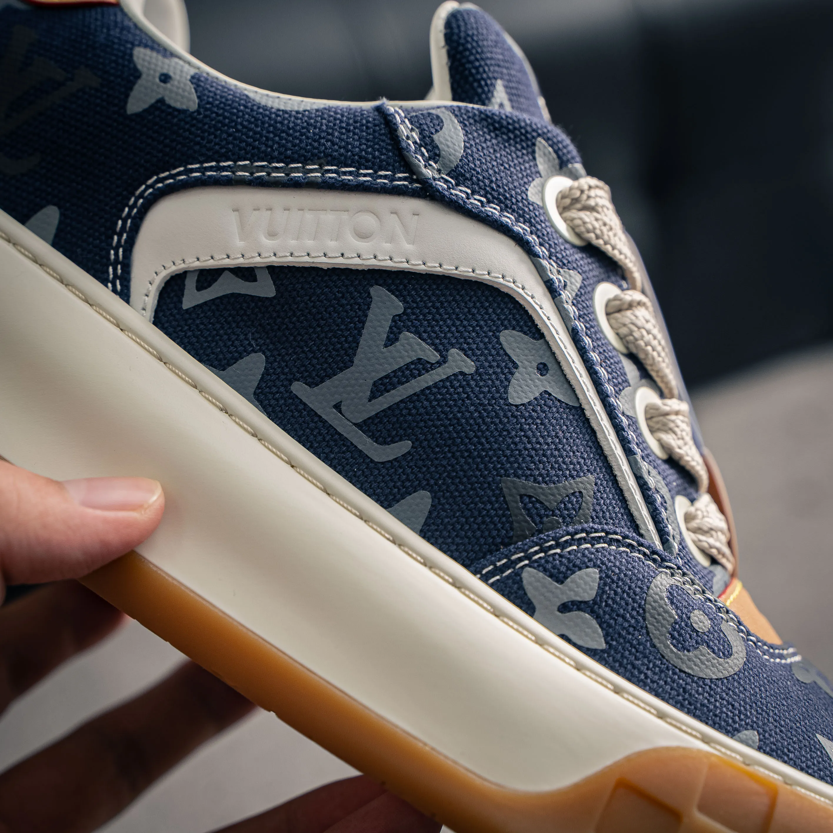 # LV tilted ， Shoes，Sneakers， Shoes，Skate Shoes~~ Sneakers， LV Shoes ， Cushioning TPU Vuitton ，